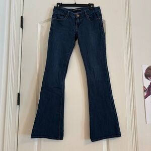 Express Blue Flare Wide Leg Jeans Timeless Style